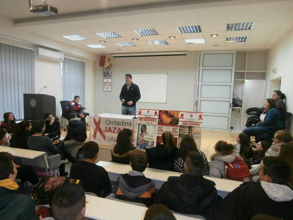 01.12.2016. – Predavanje i film za učenike Poljoprivredne škole sa domom učenika u Valjevu.