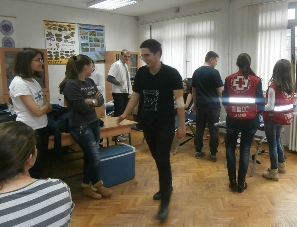 03.11.2016. - Jesenja kampanja DDK u Valjevskoj gimnaziji u Valjevu.