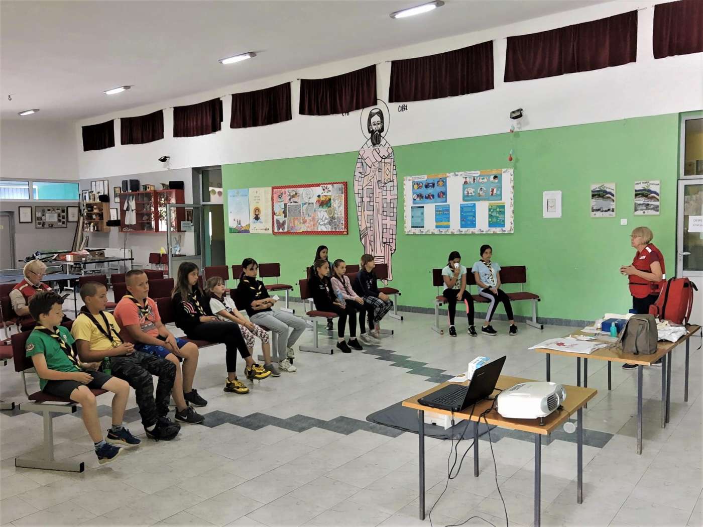 05.07.2021. – PRVA POMOĆ - Obuka polaznika vodničke obuke Odreda izviđača „Ilija Birčanin“ Valjevo