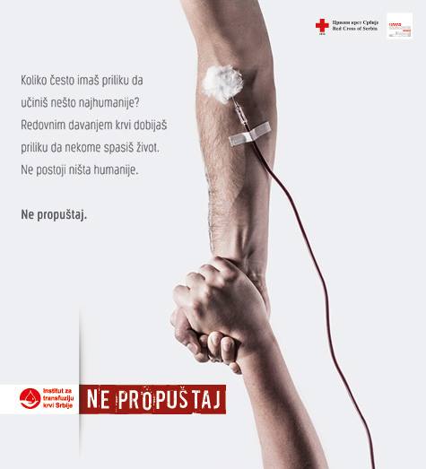 05.10.2017 - Akcija dobrovoljnog davanja krvi u porti hrama Pokrova Presvete Bogorodice