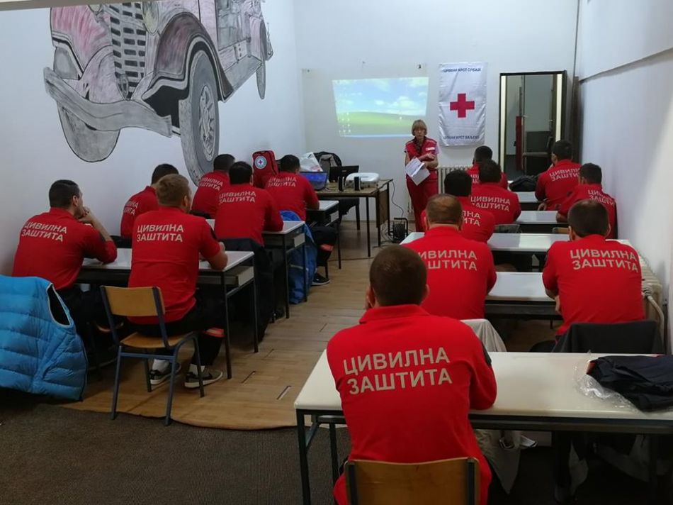 06.11.2018. – TREĆI JEDNODNEVNI TRENING SPECIJALIZOVANE JEDINICE CIVILNE ZAŠTITE – ZA PRUŽANJE PRVE POMOĆI U VALJEVU