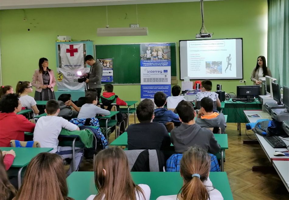 07.03.2019. – Predavanje na temu bezbednosti dece u saobraćaju u okviru programa zdravi stilovi života u sklopu projekta „City Walk“ – OŠ „Nada Purić“