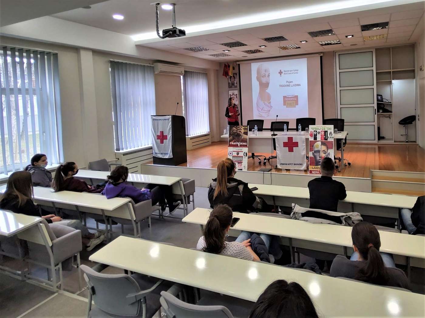 09.02.2022. – PREVENCIJA TRGOVINE LJUDIMA - Predavanje za učenike iz učeničkog doma u Poljoprivrednoj školi Valjevo