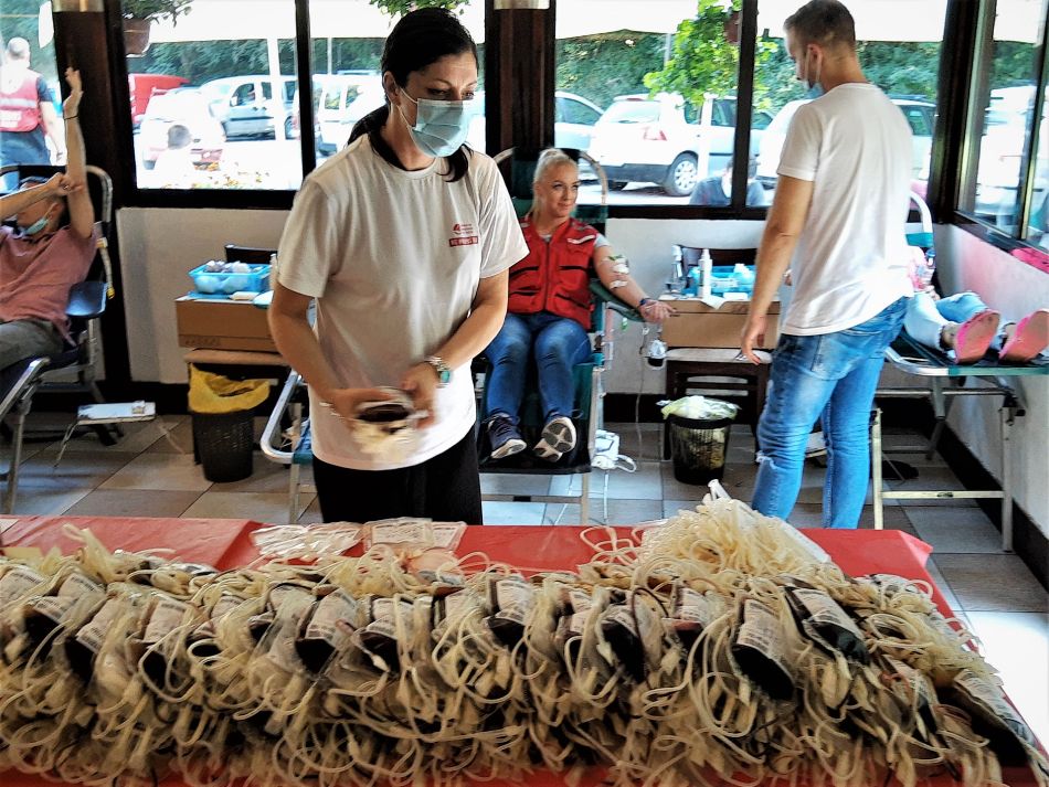 10.09.2020. – JOŠ JEDNA VELIKA AKCIJA DAVANjA KRVI U VALjEVU - U RESTORANU „ PLATANI“ KRV DALO 114 DOBROVOLjNIH DAVALACA