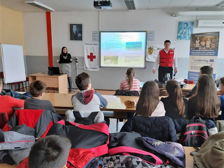 12.03.2019. – Nastavljena predavanja i radionice – u OŠ „Desanka Maksimović“u sklopu projekta „City Walk“ u Valjevu 