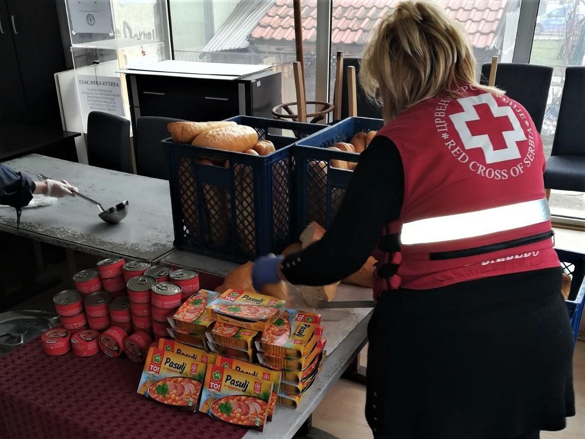 14.02.2022. – Dodatna davanja za 500 korisnika narodne kuhinje Crvenog krsta u Valjevu, uoči neradnih dana za praznik - Dan državnosti Republike Srbije.