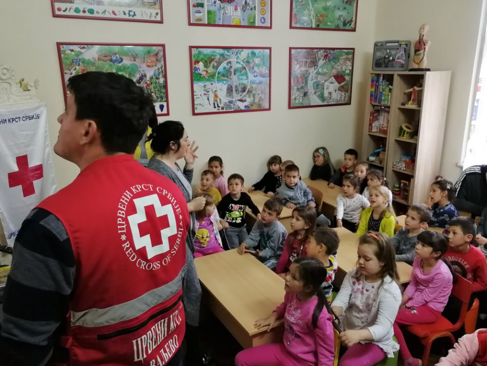14.05.2019. – Crveni krst Valjevo je u nedelji Crvenog krsta i Nedelji zdravlja usta i zuba realizovao predavanje i radionicu u vrtiću Pinokio