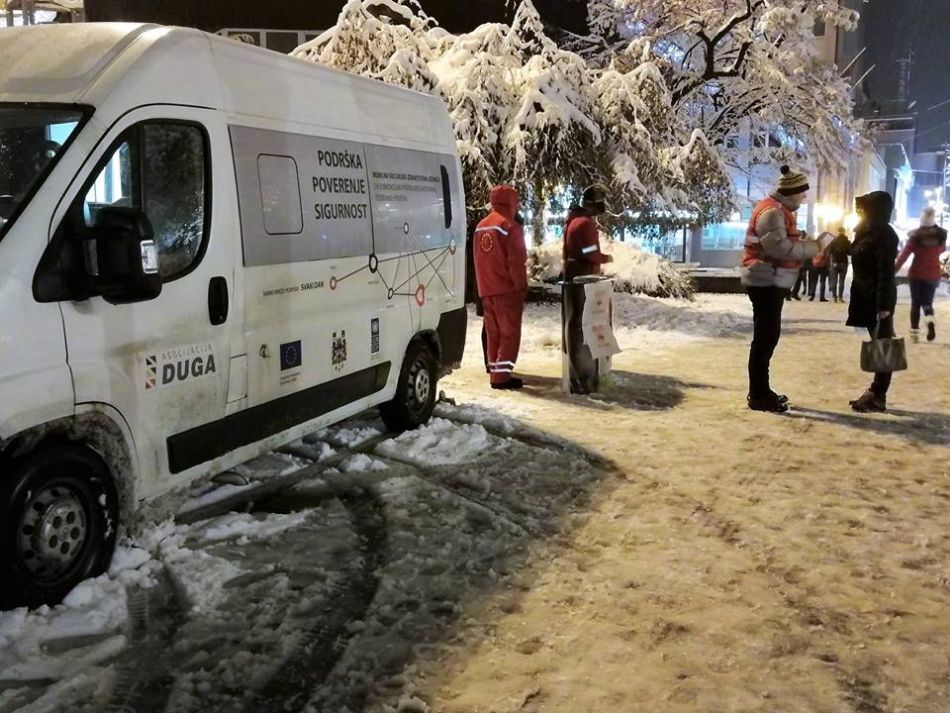 14.12.2018. – Poslednje ovogodišnje testiranje na HIV za kraj decembarske kampanje borbe protiv HIV/SIDE - na Gradskom trgu u Valjevu