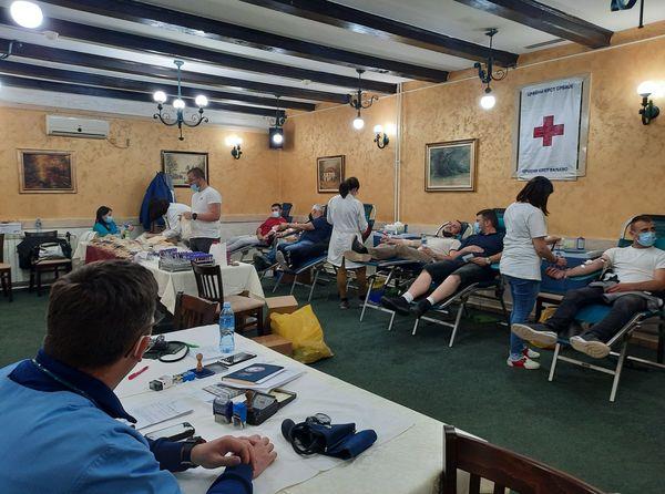 15.05.2021. – NEDELjA CRVENOG KRSTA – Još jedna akcija dobrovoljnog davanja krvi – došlo 79 a krv dalo 77 dobrovoljnih davalaca.