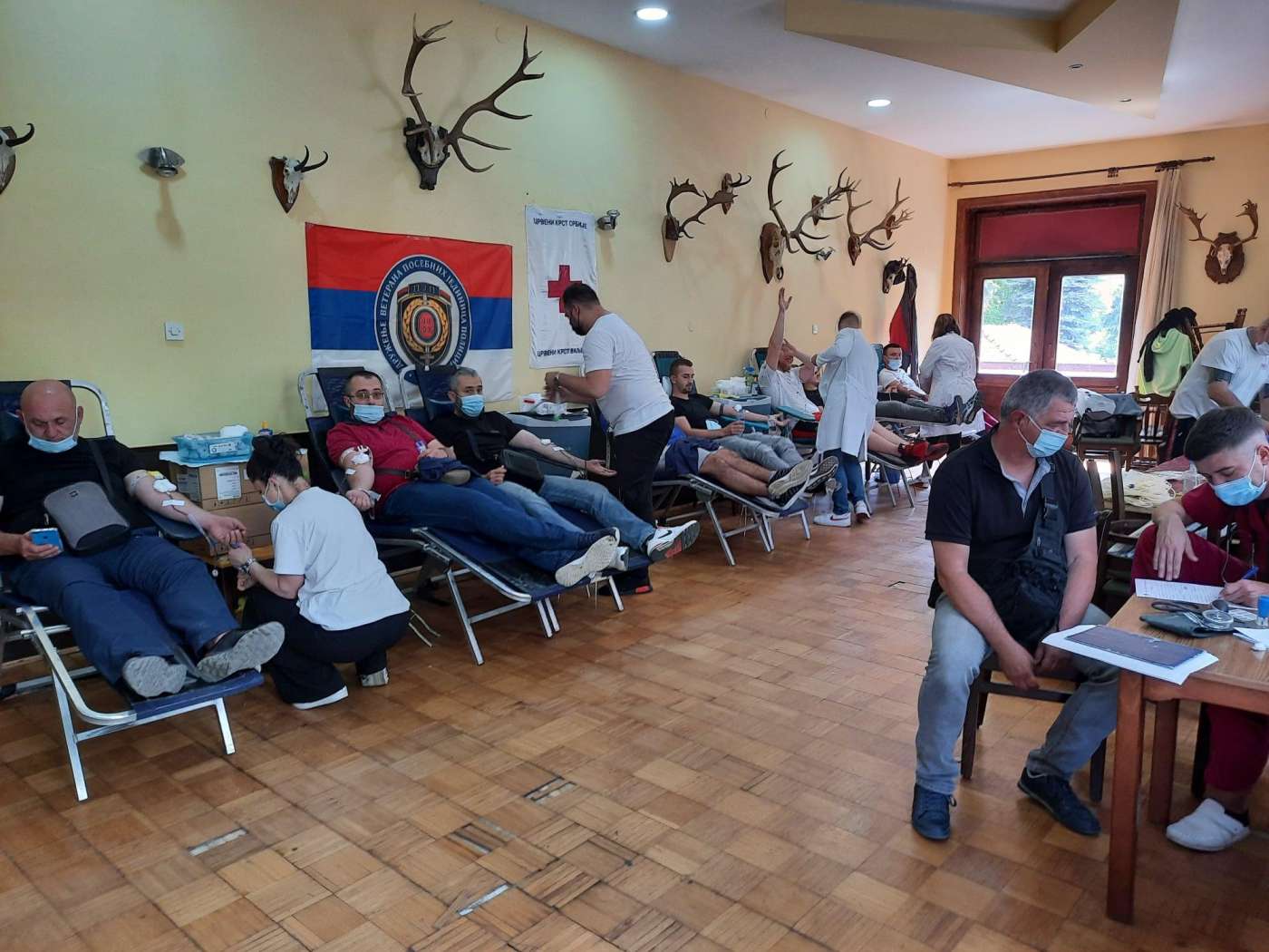 15.06.2021. – Povodom 14.juna Svetskog dana dobrovoljnih davalaca krvi – velika akcija DDK na koju se odazvalo 109 dobrovoljnih davalaca a prikupljene 102 jedinice krvi. 