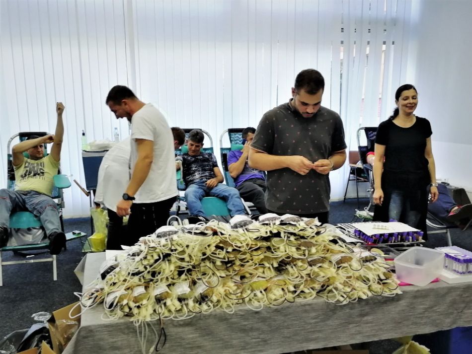16.10.2019. – Još jedna uspešna akcija DDK u nizu ovoga puta u HK “Krušik“ – krv ponudilo 117 lica a prikupljeno 106 jedinica krvi
