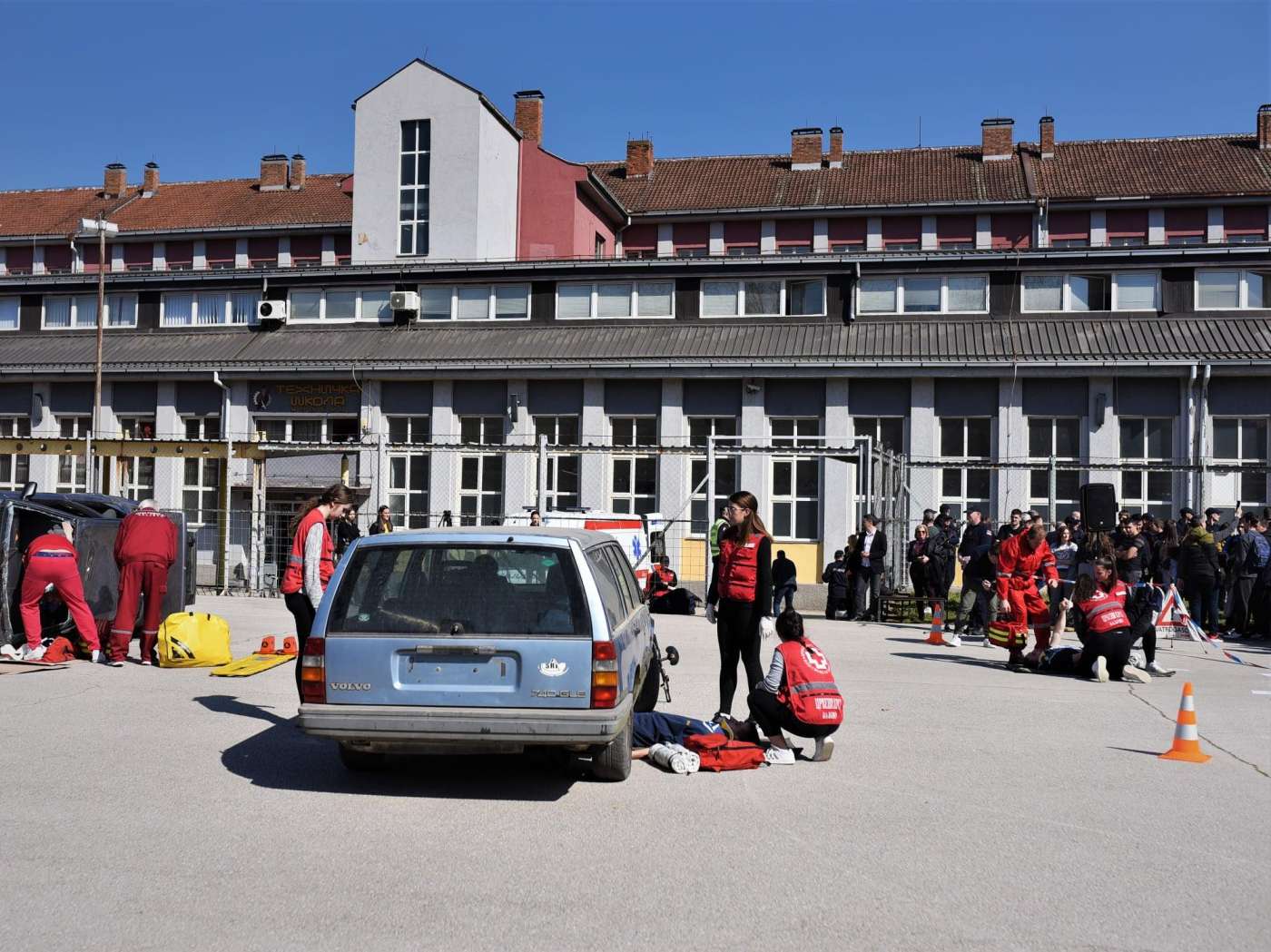 18.03.2022. – Pokazna vežba - DELOVANJE U NESREĆAMA - „Tehnička škola 2022“