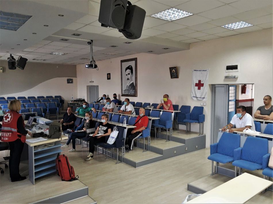 18.05.2020. – PRVA POMOĆ – Pod posebnim epidemiološkim uslovima  realizovali smo nekomercijalnu obuku za zaposlene iz prve pomoći
