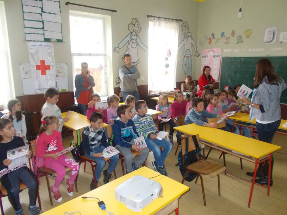 18.10.2016. – BEZBEDNOST DECE U SAOBRAĆAJU – nastavak u seoskim školama OŠ „Zdravko Jovanović“ Poćuta