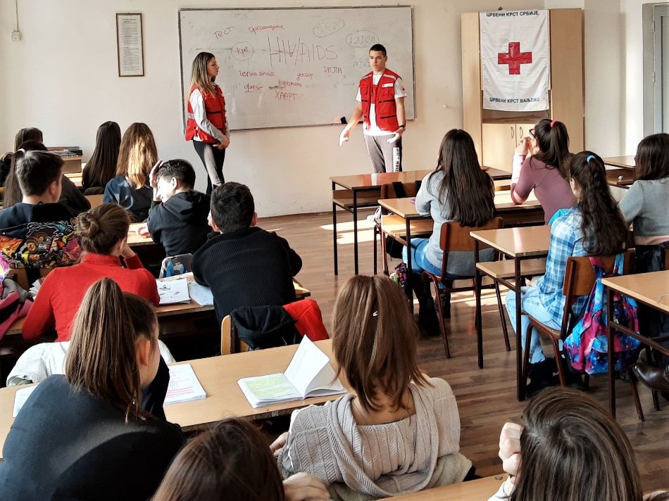 22.01.2020. – Prevencija HIV infekcije i očuvanje reproduktivnog zdravlja mladih - Predavanje vršnjačkih edukatora za učenike prve godine
