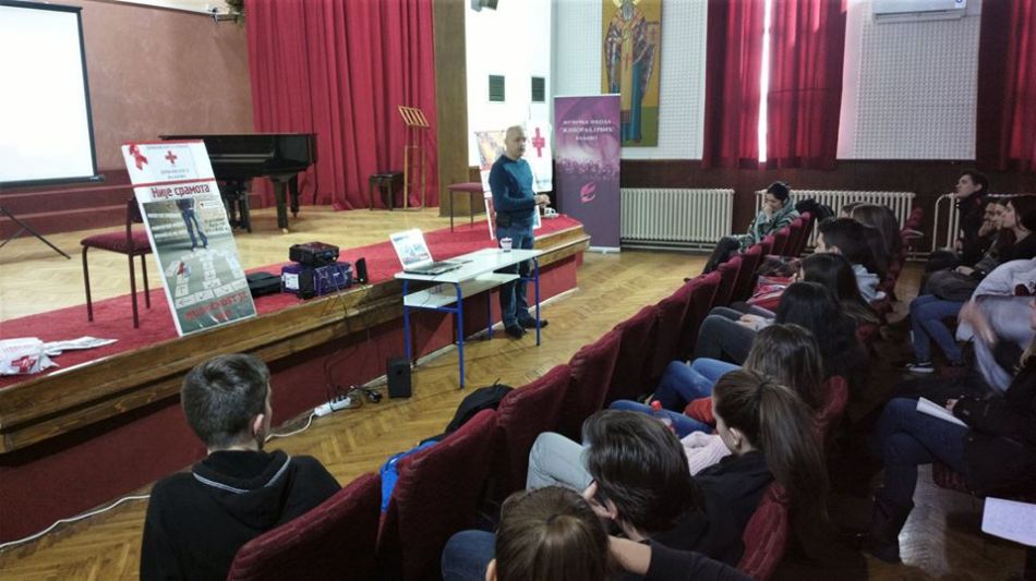 24.01.2018. - Prvo ovogodišnje predavanje o PREVENCIJI SIDE, PPI I REPRODUKTIVNOM ZDRAVLJU za učenike srednje Muzičke škole “Živorad Grbić” u Valjevu