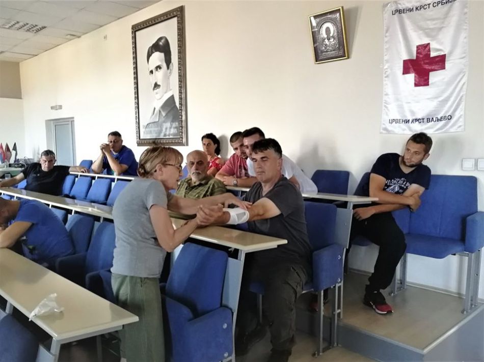 24.06.2019. – PRVA POMOĆ – Nekomercijalna stručna obuka u Tehničkoj školi Valjevo- za pripadnike obezbeđenja