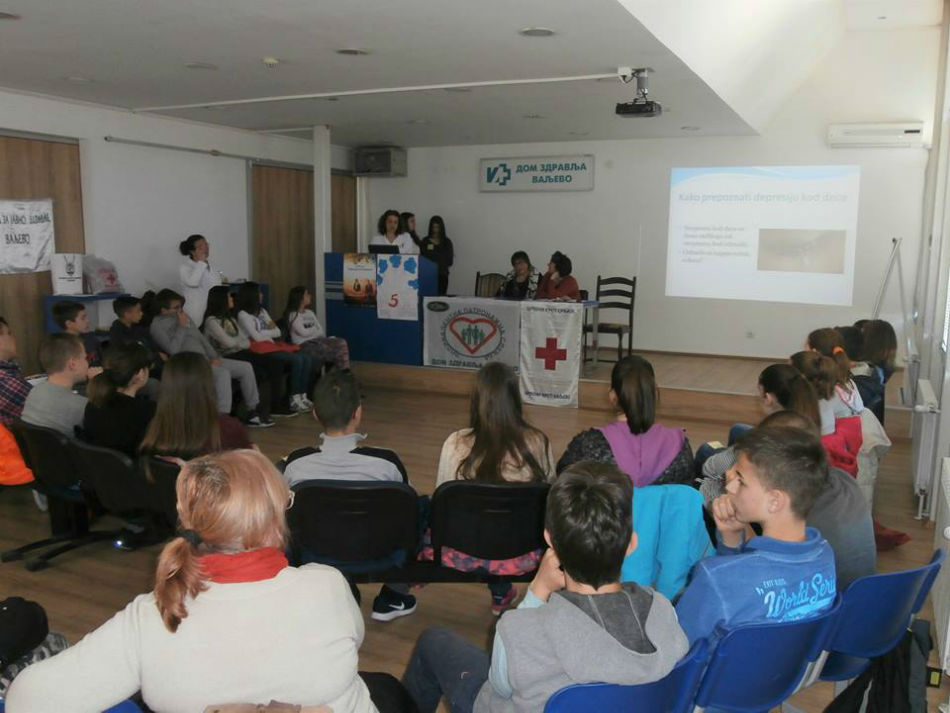 24.-28.04.2017. - Radionice za vršnjačke edukatore sedmog razreda osnovnih škola na temu depresije