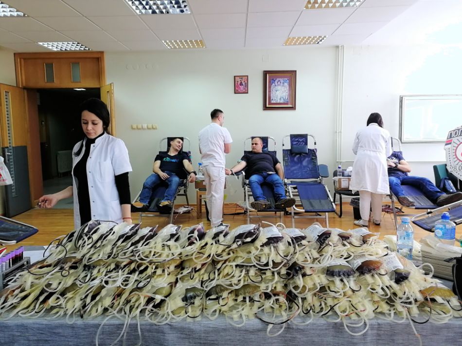 26.01.2019. – Jubilarna 15. VELIKA AKCIJA DDK u Policijskoj upravi Valjevo – ponudilo krv 126, prikupljeno 111 jedinica krvi