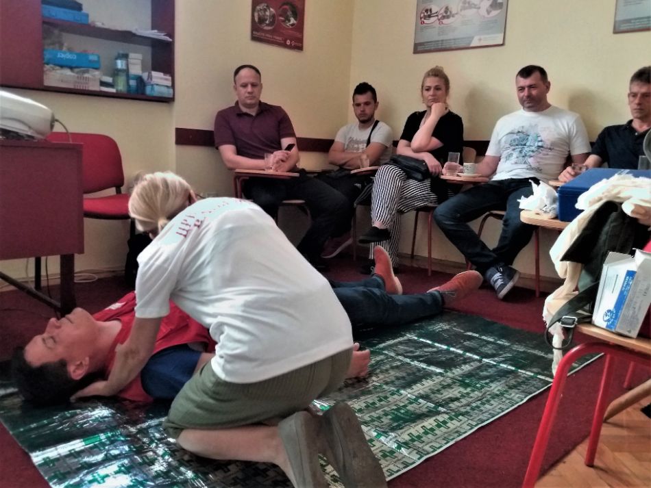 27.06.2019. - PRVA POMOĆ – osnovna obuka za zaposlene u VINDIJA doo Lajkovac i TEHNOMANIJA Valjevo.