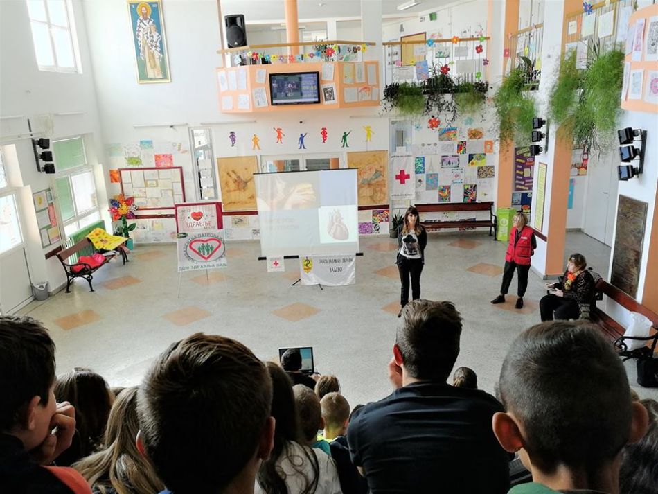 27.09.2018. – Nedelja zdravlja srca – promocija zdravlja za učenike u seoskoj OŠ „Stevan Filipović“ u Divcima.