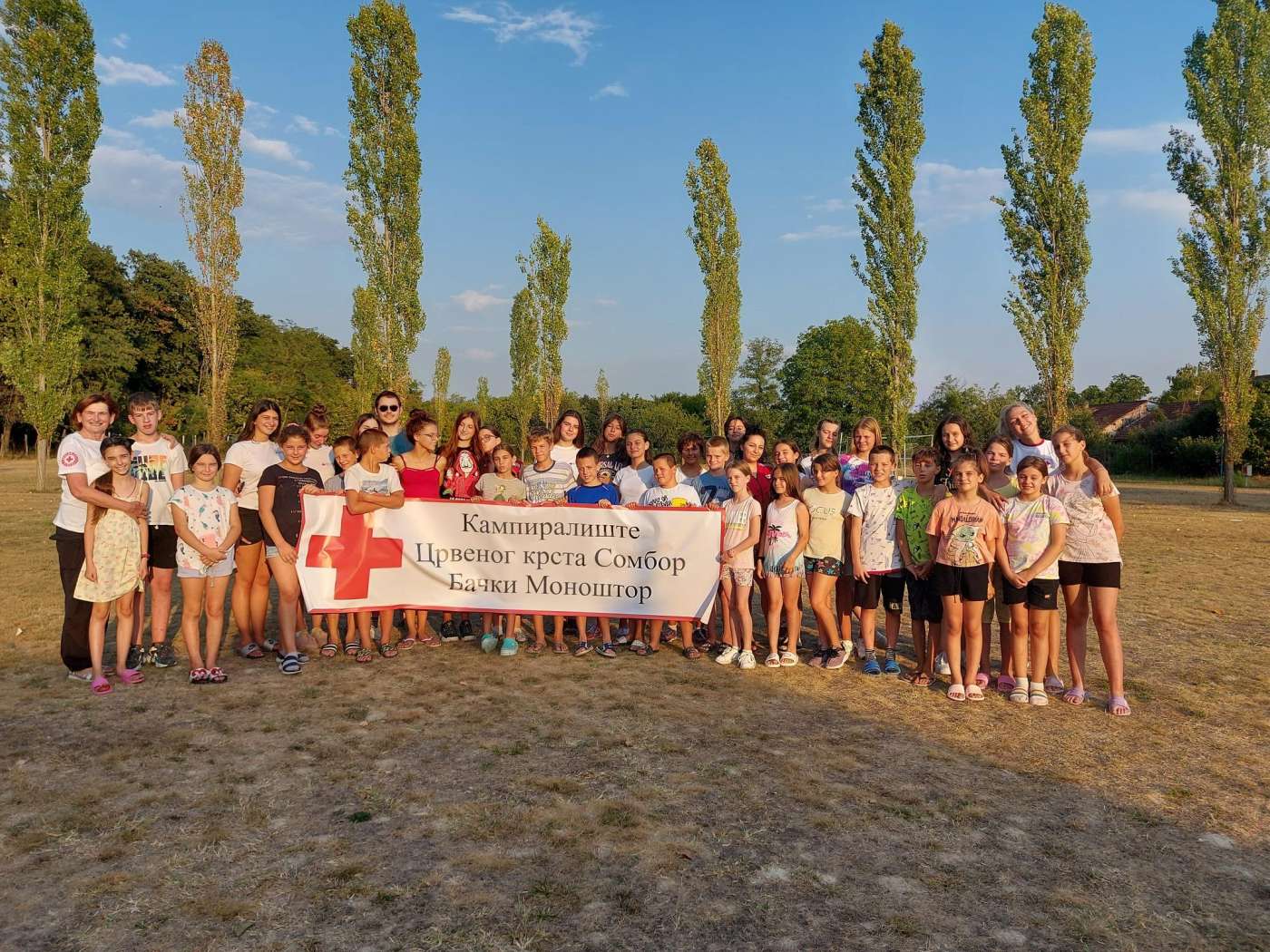 29.07. do 07.08.2022. – Oporavak dece i Letnja škola podmlatka Crvenog krsta za decu iz Valjeva u kampu Crvenog krsta Sombor, u Bačkom Monoštoru