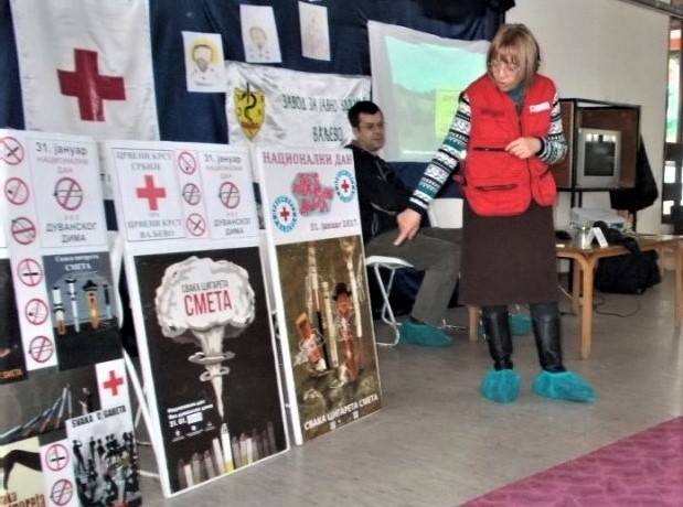 31.01.2017. – Obdanište „Hajdi“ – Predavanje i radionica povodom NACIONALNOG DANA BORBE PROTIV DUVANSKOG DIMA pod sloganom „ODRASLI PUŠE I MENE GUŠE“