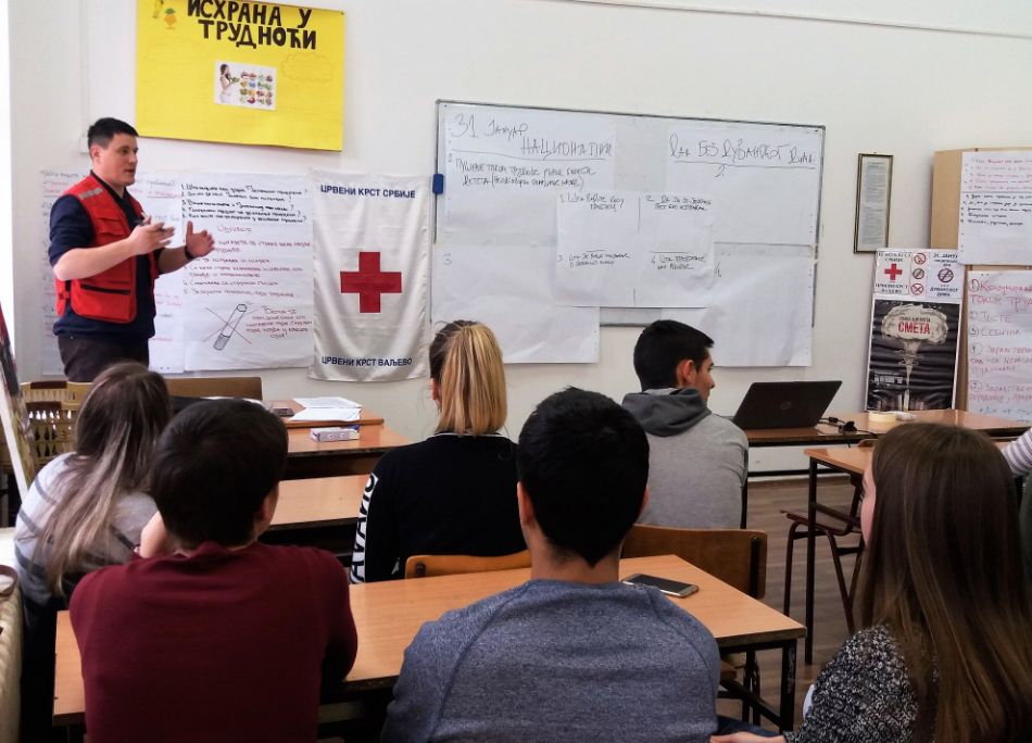 31.01.2019. – Povodom Nacionalnog dana borbe protiv duvanskog dima – Crveni krst Valjevo je realizovao tematsko interaktivno predavanje
