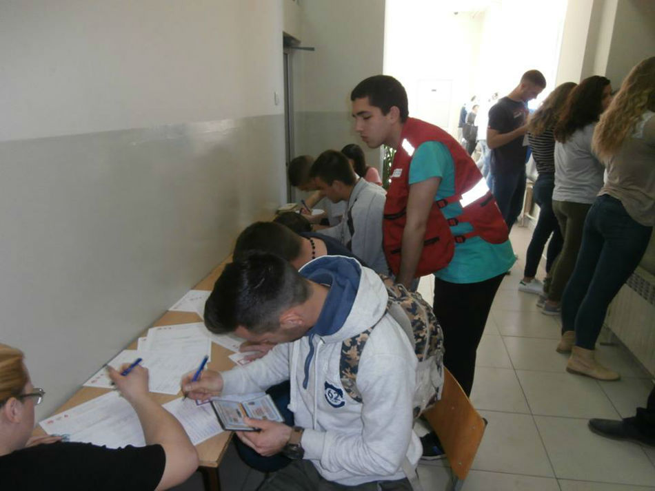 31.03.2017. – Završena PROLEĆNA AKCIJA DDK u srednjim školama – Poljoprivredna škola – 62 jedinica krvi