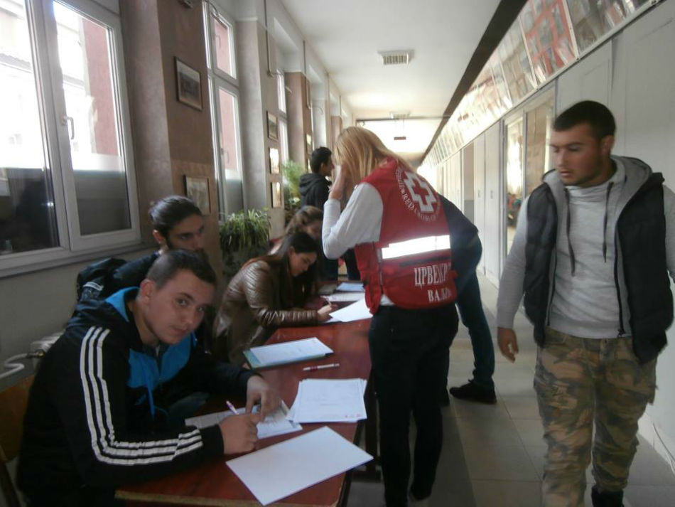 31.10.2016. - Jesenja kampanja DDK u Tehničkoj školi u Valjevu.