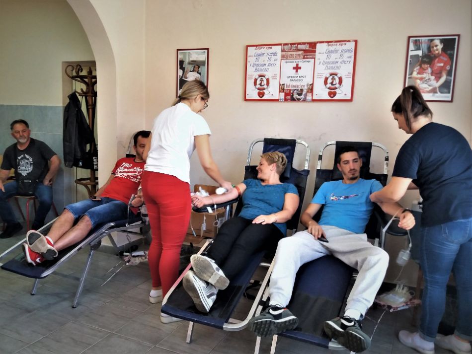 31.10.2019. – OKTOBAR – najhumaniji mesec u prikupljanju krvi u ovoj godini – krv ponudilo 484 davaoca a prikupljeno 435 jedinica krvi
