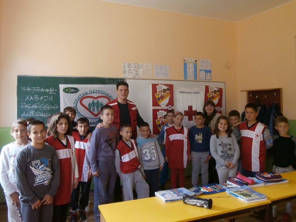 DEČJA NEDELjA – Program promocije humanih vrednosti - Crveni krst Valjevo u matičnoj seoskoj OŠ „Sveti Sava u Popučkama – za učenike 4. i 6. razreda u ovoj školi.